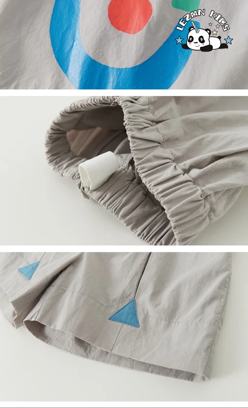 LEZONKIDS - Conjunto de Roupas de Algodão para Bebê Menino ou Menina, verão, duas peças, personalizado por atacado